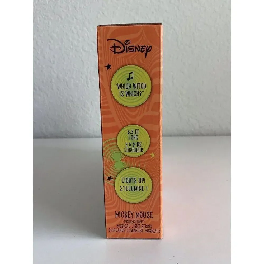 Disney Halloween Mickey Mouse Projection‎ Musical Pumpkin Singing String Lights